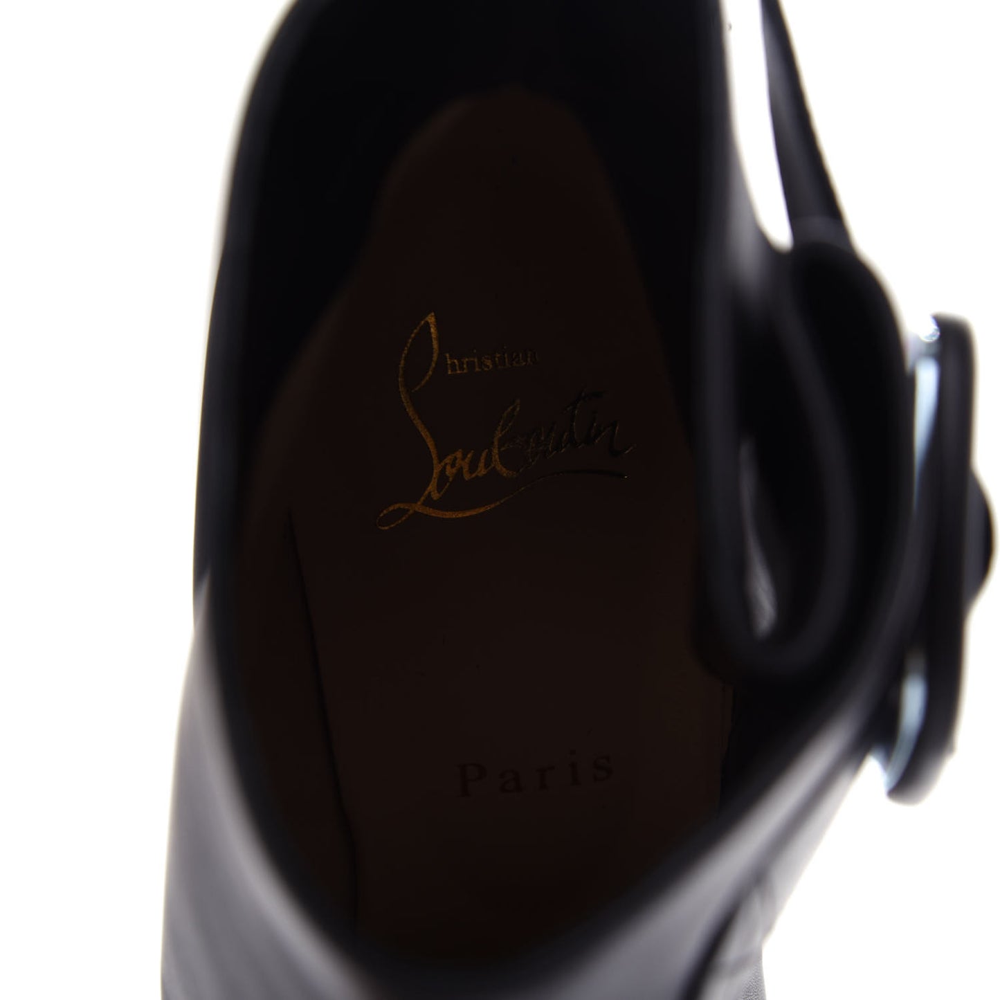 Calfskin Tres Olivia 85 Ankle Boots 40.5 Black