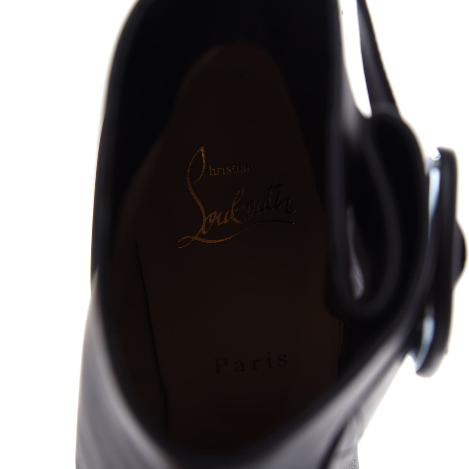Christian Louboutin Calfskin Tres Olivia 85 Ankle Boots 40.5 Black 8 of 10