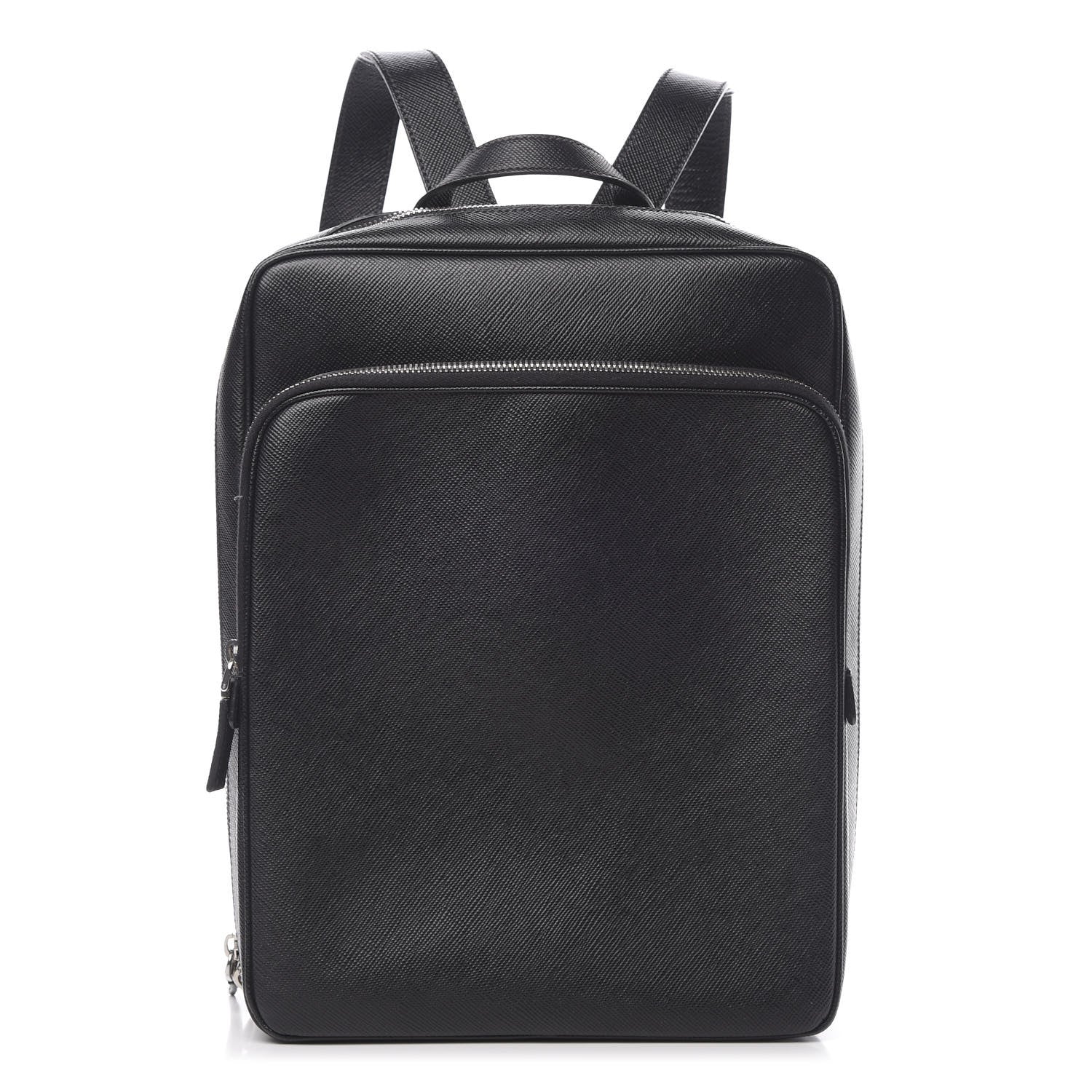Prada Saffiano Cuir Briefcase Backpack Black 1 of 13