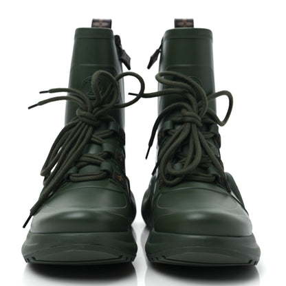 Louis Vuitton Mat Rubber Monogram LV Archlight Sneaker Boots 38 Kaki 2 of 6