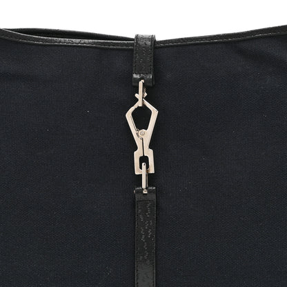 Gucci Canvas Small Jackie O Hobo Black 8 of 10
