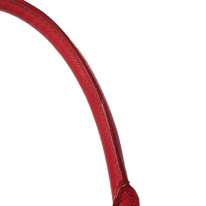 Prada Saffiano Small Galleria Double Zip Tote Fuoco 15 of 15