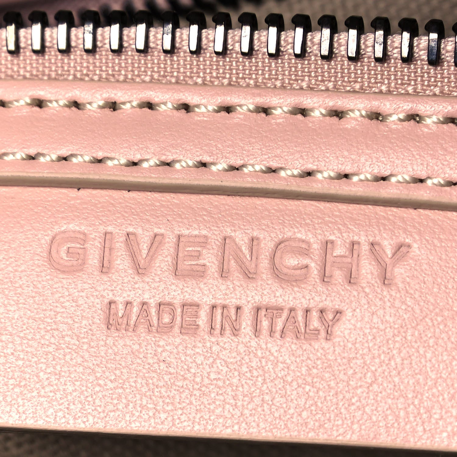 Givenchy Metallic Calfskin Mini Antigona Light Pink 7 of 10