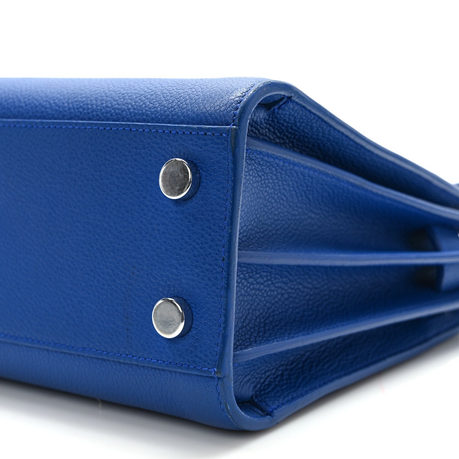 Saint Laurent Calfskin Nano Sac De Jour Royal Blue 9 of 14