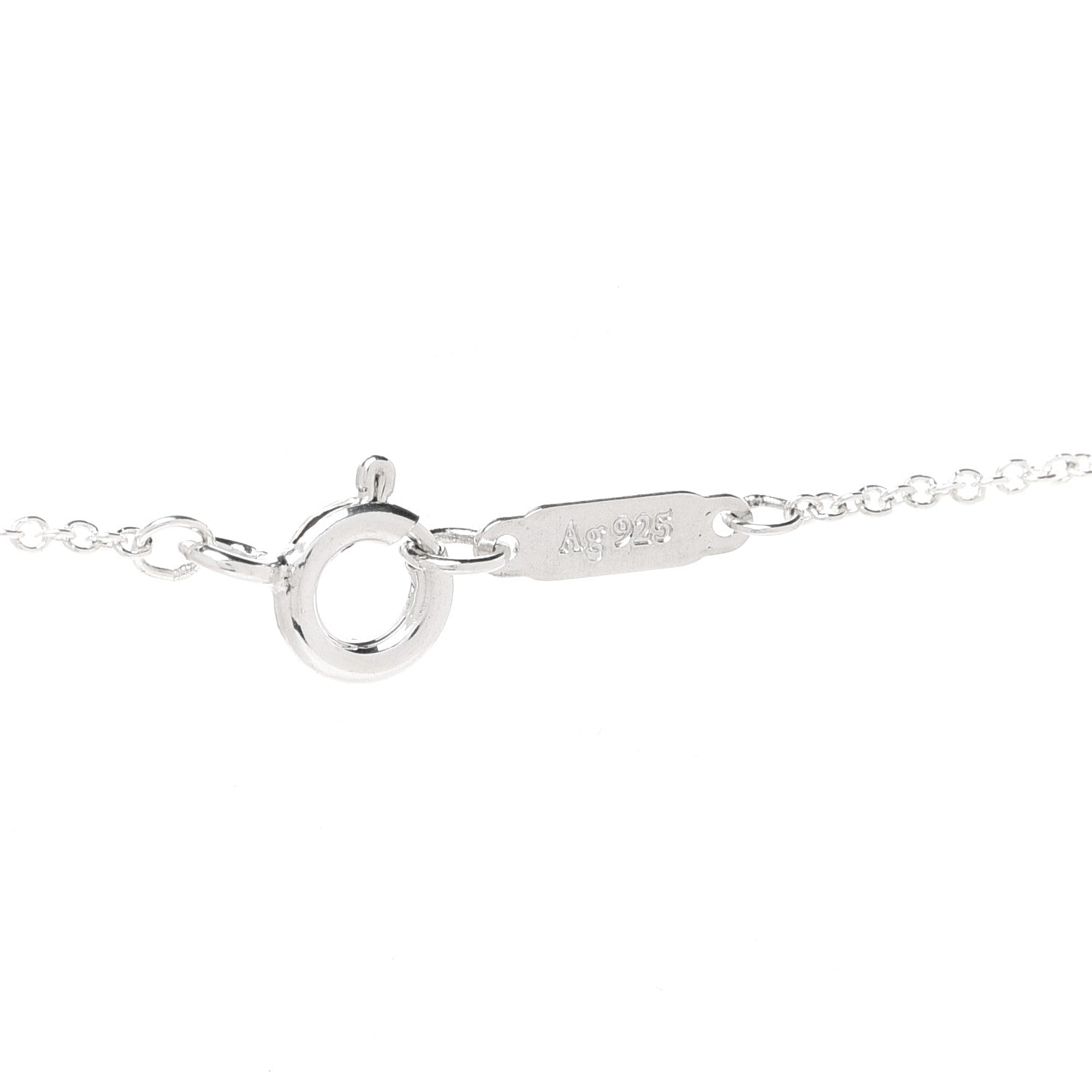 Tiffany Sterling Silver Small Return to Tiffany Heart Pendant Necklace 5 of 6