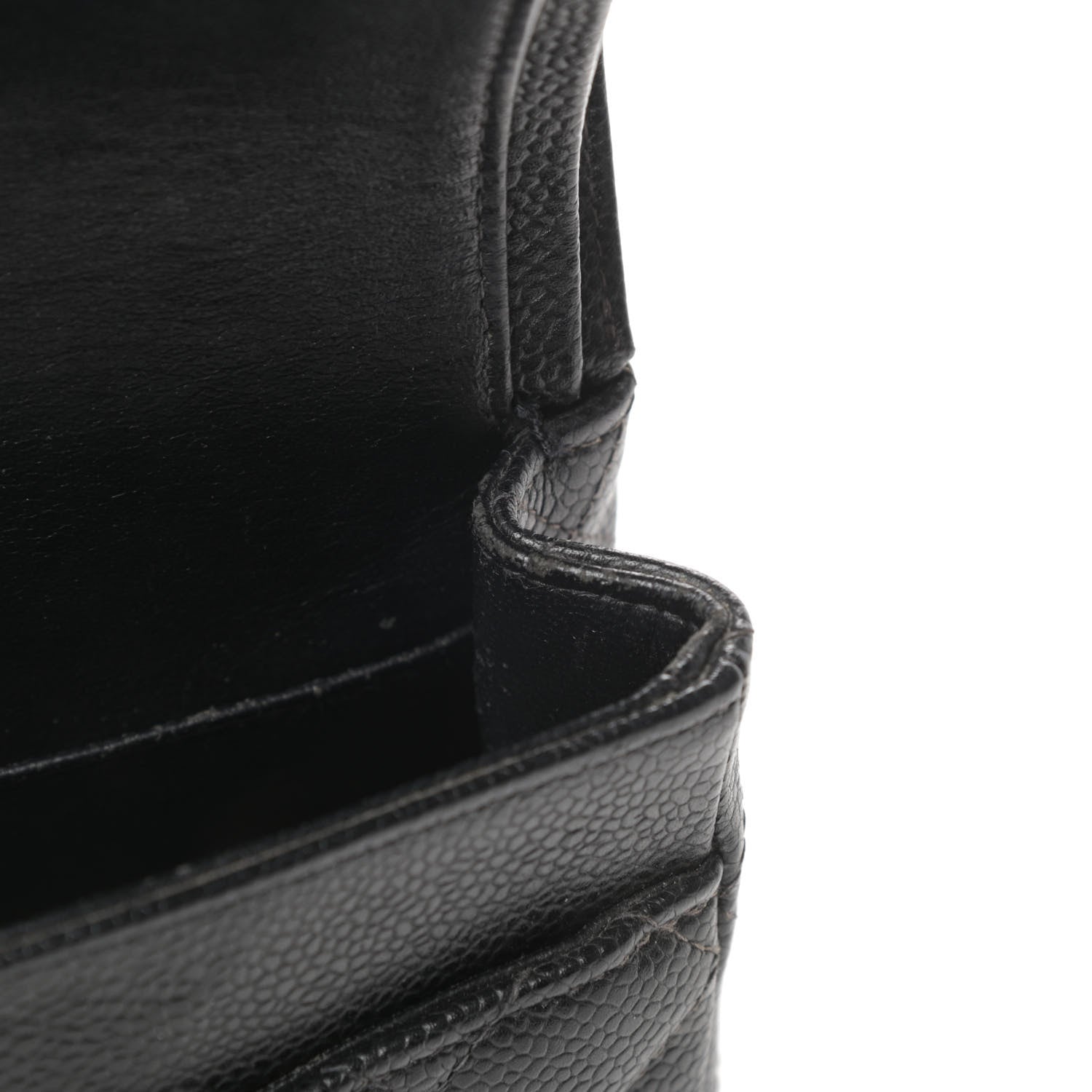 Chanel Caviar Quilted Medium Double Flap Black 15 of 18