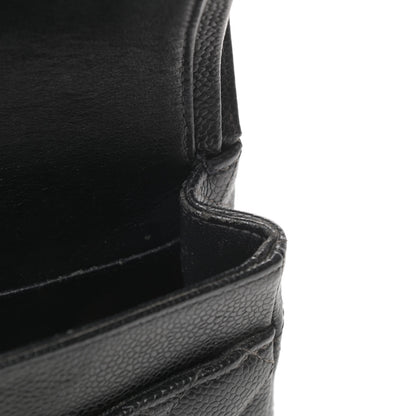 Chanel Caviar Quilted Medium Double Flap Black 15 of 18