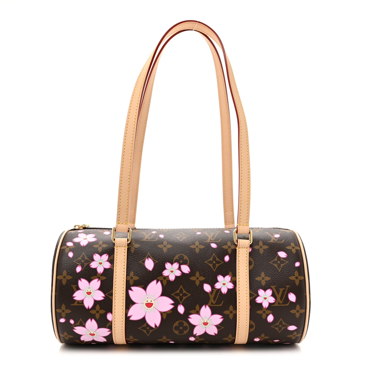 LV X TM Monogram Cherry Blossom Papillon Sakura Brown