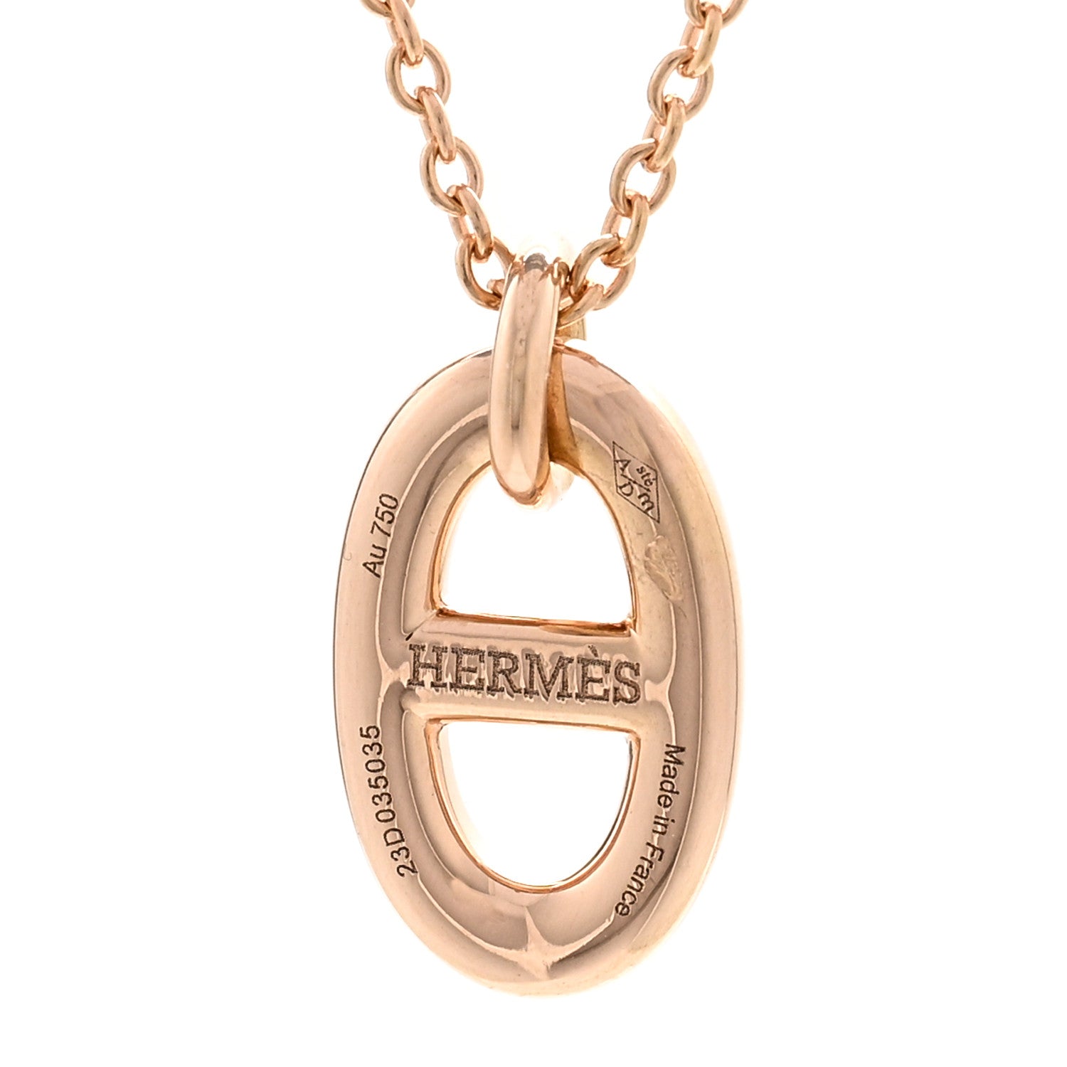 Hermes 18K Rose Gold PM Farandole Pendant Necklace 4 of 5