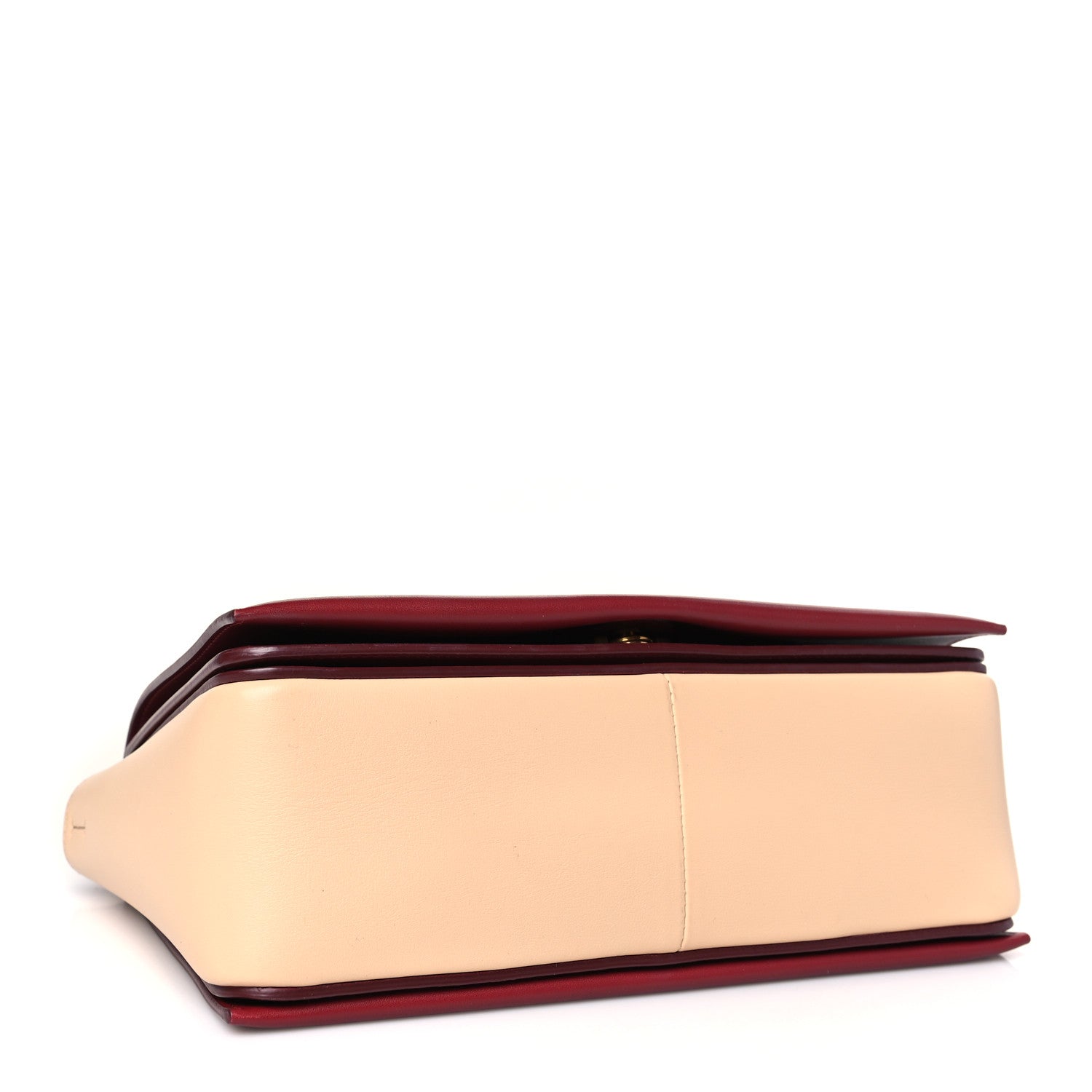Celine Shiny Smooth Calfskin Medium Frame Shoulder Bag Ruby Nude 4 of 9