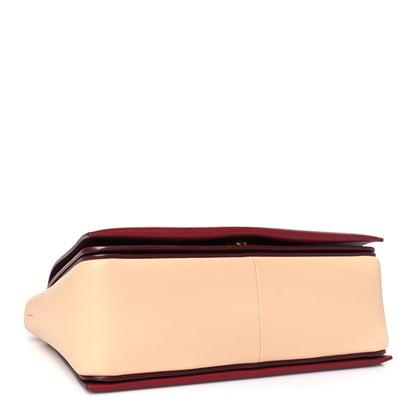 Celine Shiny Smooth Calfskin Medium Frame Shoulder Bag Ruby Nude 4 of 9
