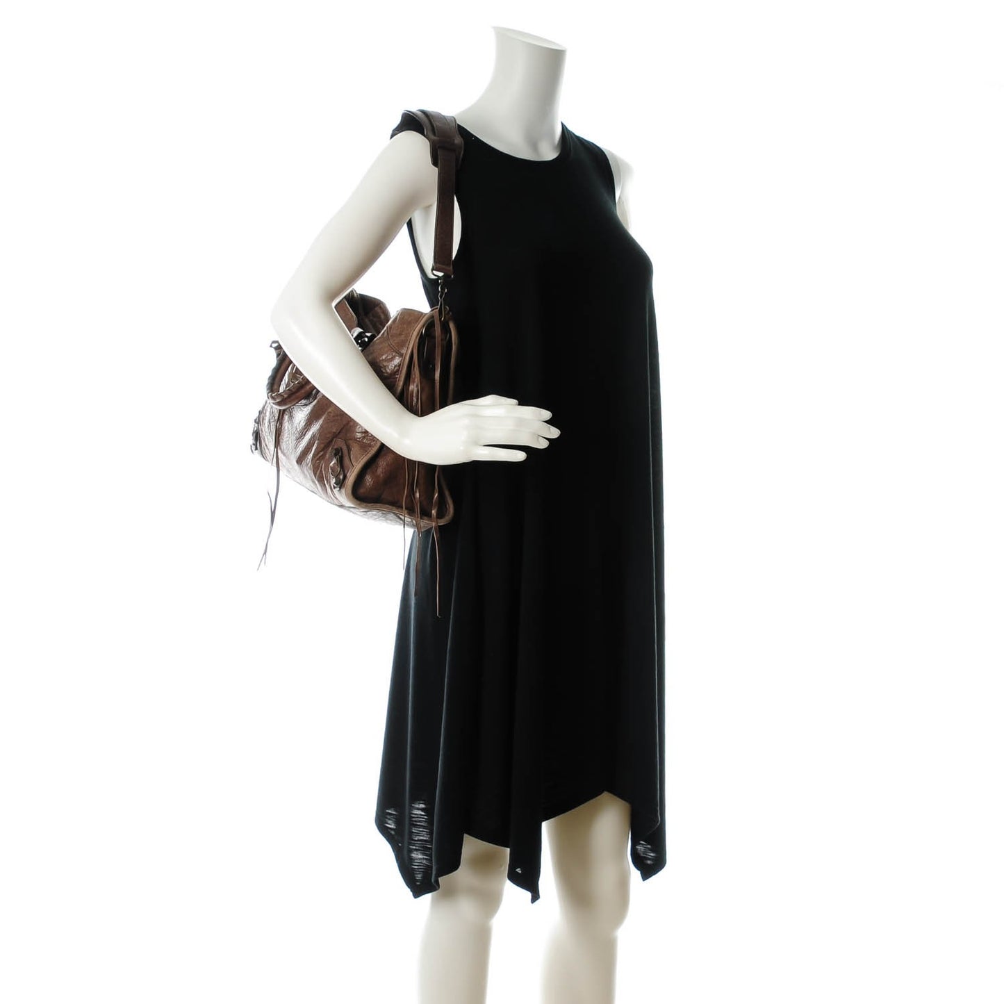 Chevre Classic Hardware City Olive Brown
