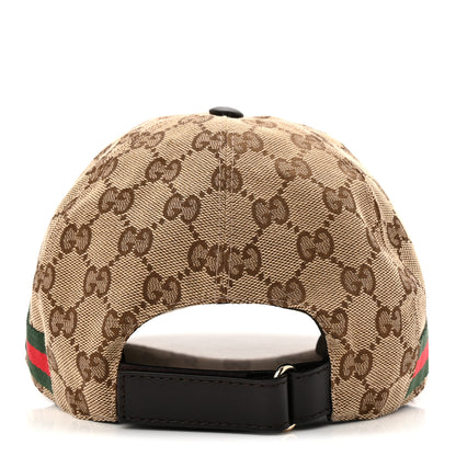Gucci Monogram Web Baseball Hat S Beige Cocoa 6 of 9