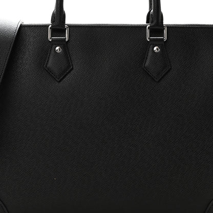 Louis Vuitton Taiga Slim Briefcase Black 7 of 9
