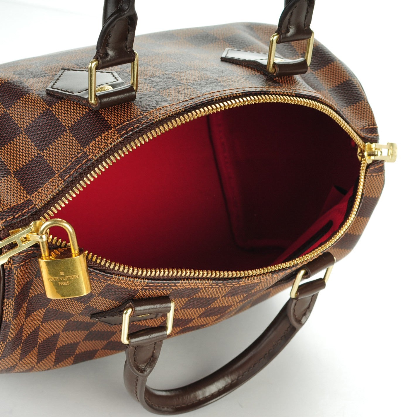 Damier Ebene Speedy Bandouliere 25