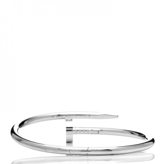 Cartier 18K White Gold Juste Un Clou Bracelet 16 3 of 6
