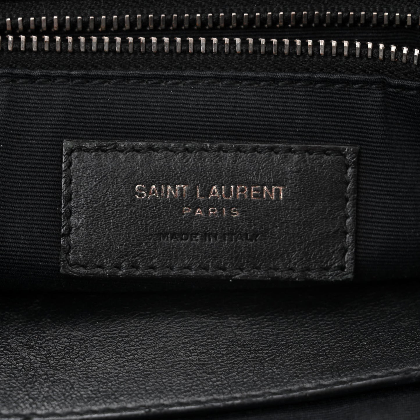Crinkled Calfskin Matelasse Monogram Medium Niki Chain Satchel Black