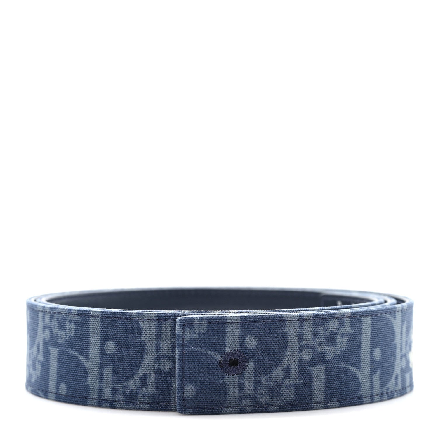 Christian Dior X DENIM TEARS Oblique Belt 95 38 Blue 1 of 4