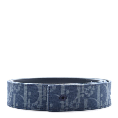 Christian Dior X DENIM TEARS Oblique Belt 95 38 Blue 1 of 4