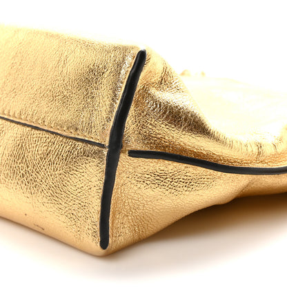 Loewe Metallic Calfskin Mini Chain Flamenco Knot Clutch Gold 9 of 9