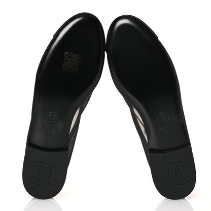 Chanel Mesh CC Ballerina Flats 36 Black 6 of 11