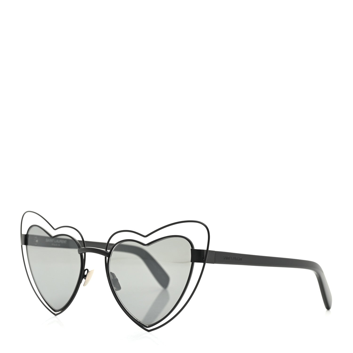 Saint Laurent Metal Loulou SL197 Sunglasses Black 1 of 7