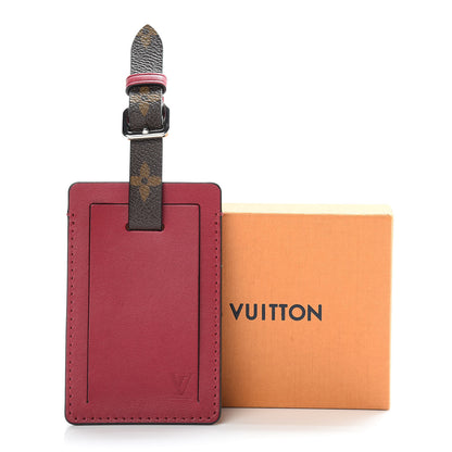 Louis Vuitton Calfskin Monogram Luggage Tag Fuchsia 4 of 4