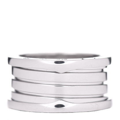Bulgari 18K White Gold B.Zero1 Four-Band Ring 56 7.5 1 of 5