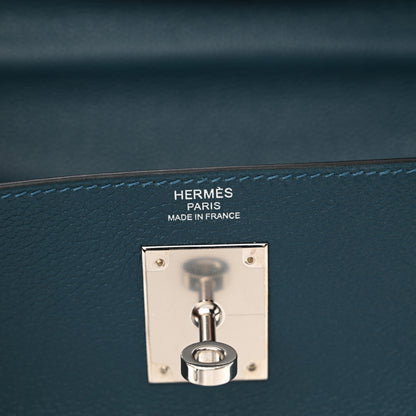 Hermes Evercolor Verso Kelly Retourne 28 Colvert Bleu Atoll 6 of 14