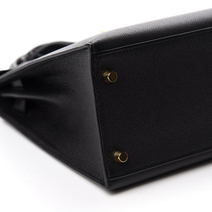 Hermes Epsom Kelly Sellier 28 Black 6 of 12