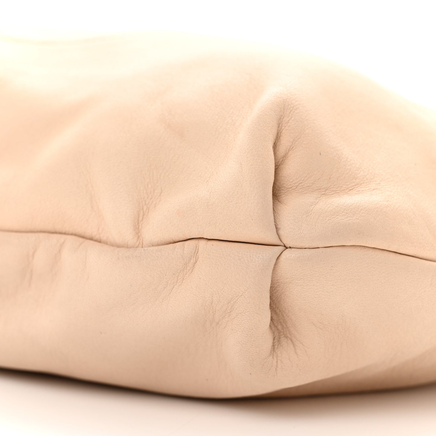 Lambskin Soft And Chain Hobo Beige
