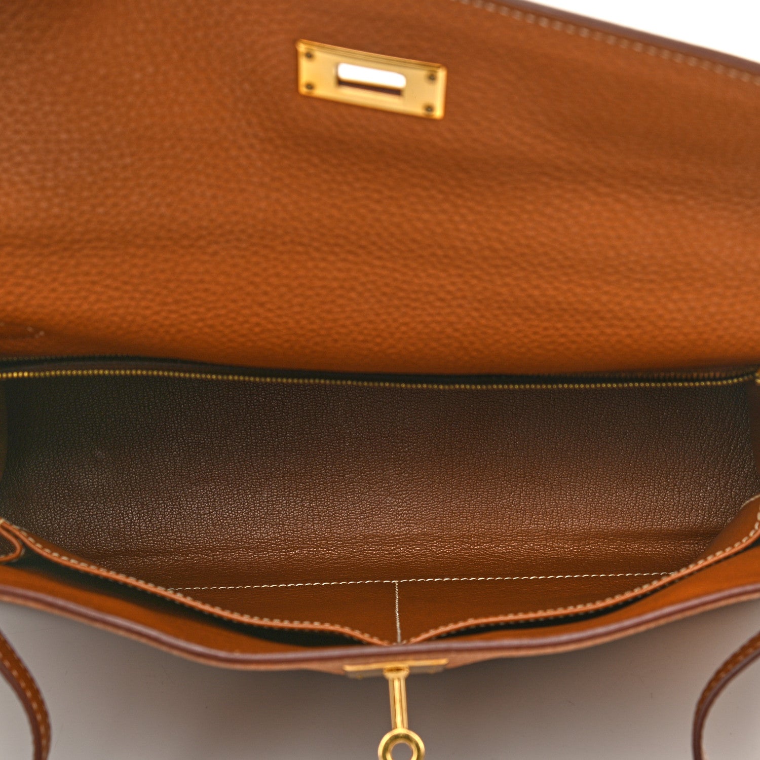 Hermes Togo Kelly Retourne 32 Gold 5 of 16