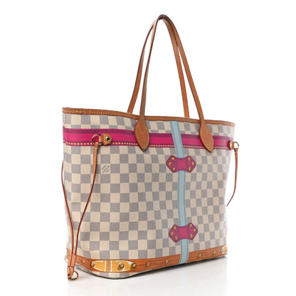 Louis Vuitton Damier Azur Summer Trunks Miami Neo Neverfull MM 2 of 5