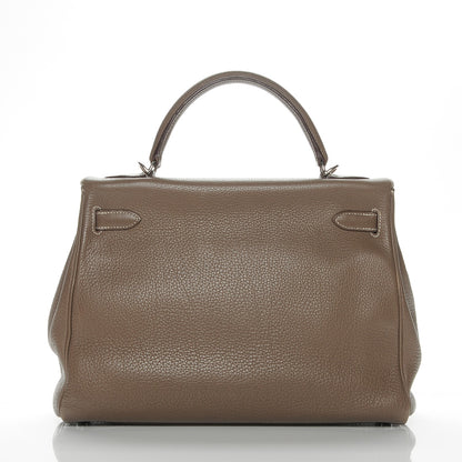 Hermes Togo Kelly Retourne 32 Etoupe 4 of 27