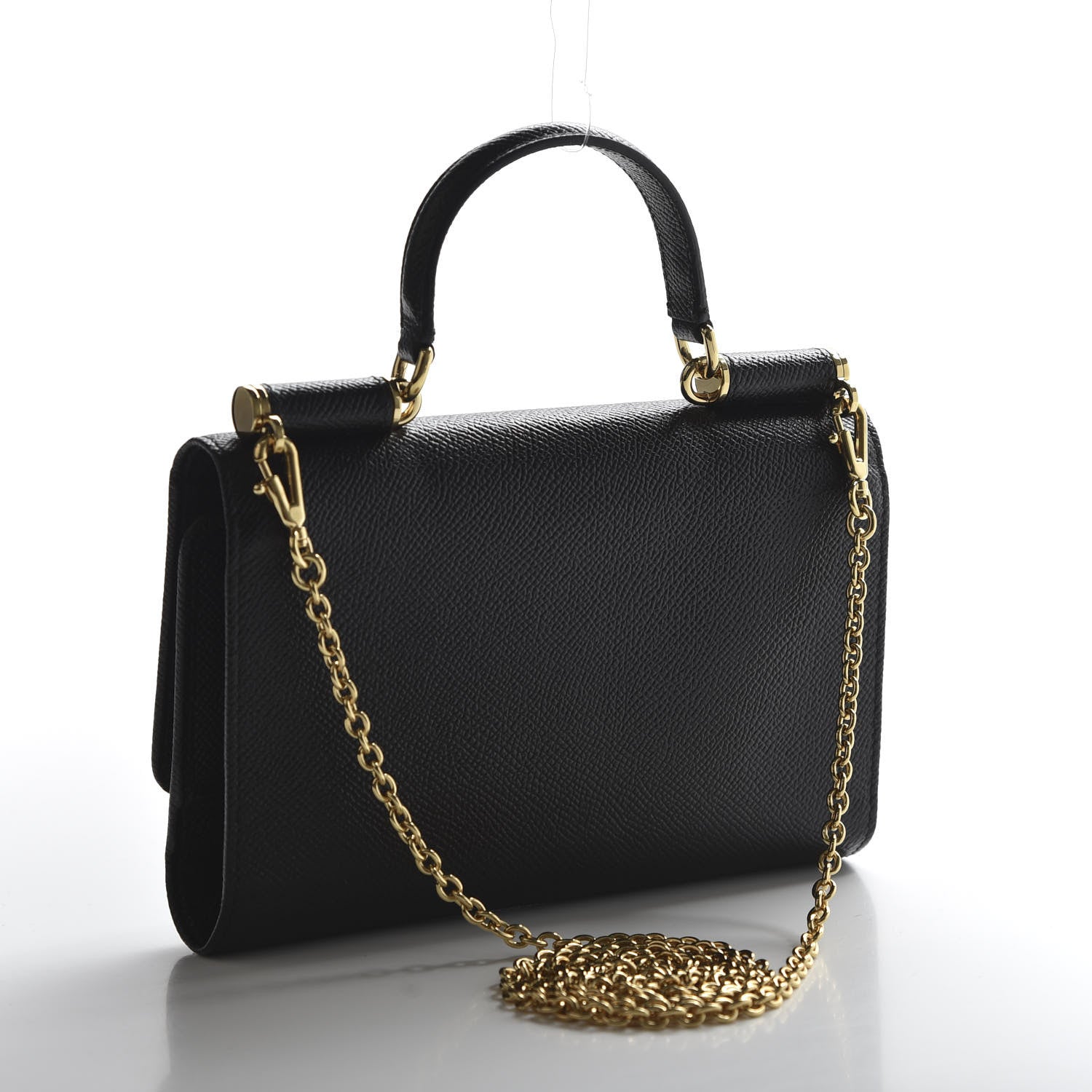 Dolce & Gabbana Dauphine Wallet On Chain Black 2 of 8