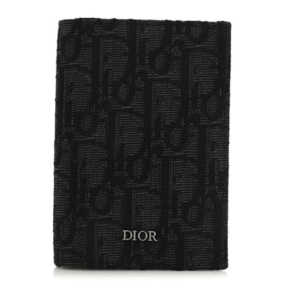 Christian Dior Oblique Bi-Fold Card Holder Black 1 of 7