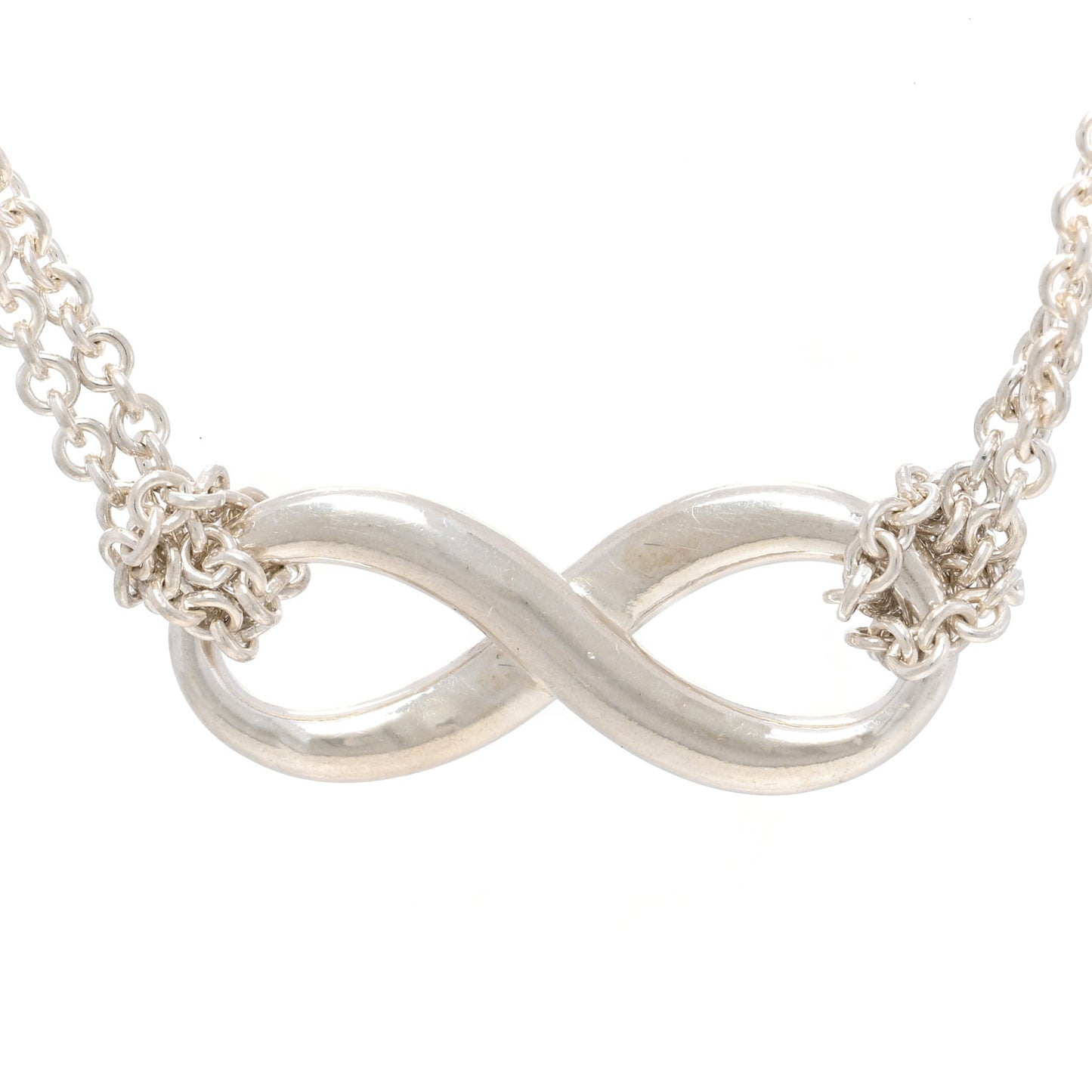 Sterling Silver Infinity Pendant Necklace