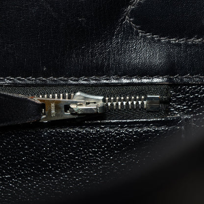 Hermes Box Toile Lakis Kelly 40 Black 22 of 26