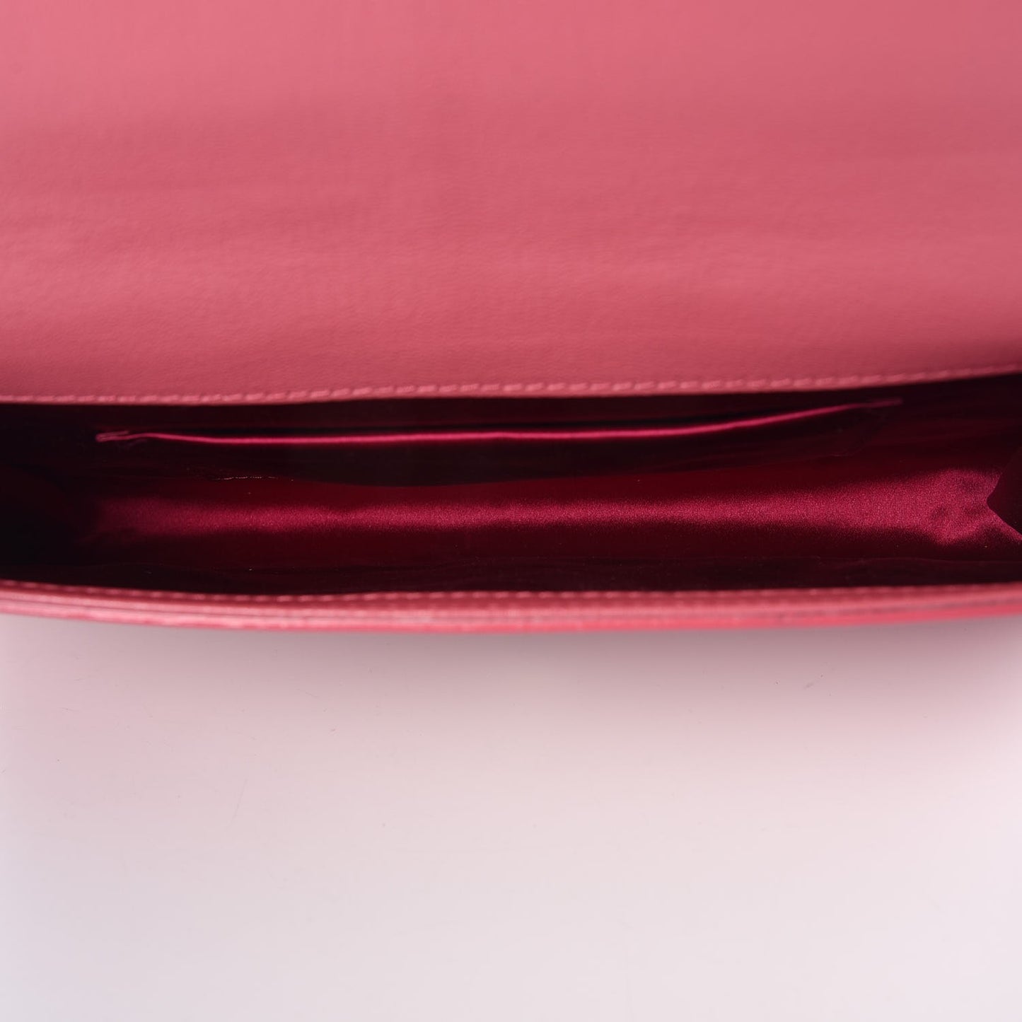 Calfskin Monogram Large Belle De Jour Clutch Pink
