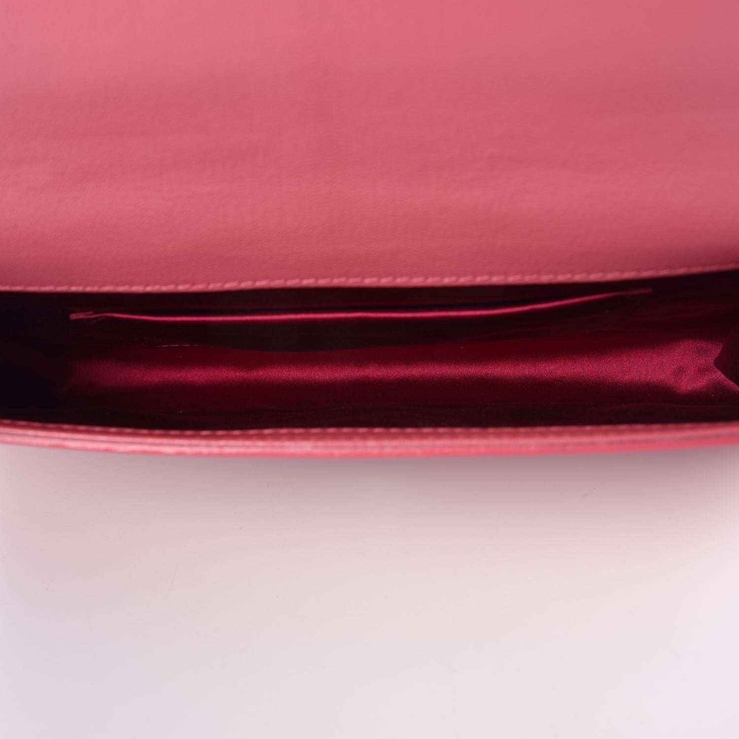 Saint Laurent Calfskin Monogram Large Belle De Jour Clutch Pink 5 of 8