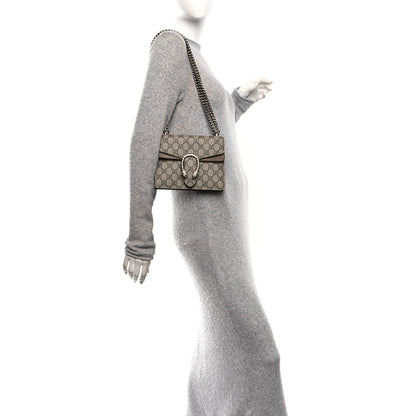 Gucci GG Supreme Monogram Mini Dionysus Shoulder Bag Taupe 2 of 11