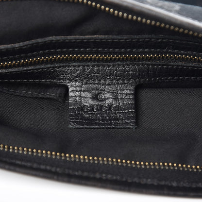 Gucci Monogram Web Jolicoeur Charms Messenger Bag Black 6 of 14