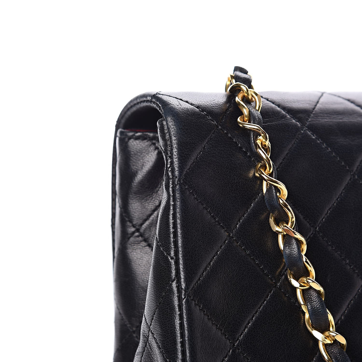 Chanel Lambskin Quilted Small Single Flap Bag Black 11 of 15