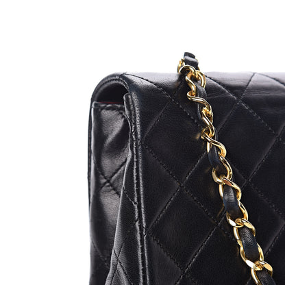 Chanel Lambskin Quilted Small Single Flap Bag Black 11 of 15