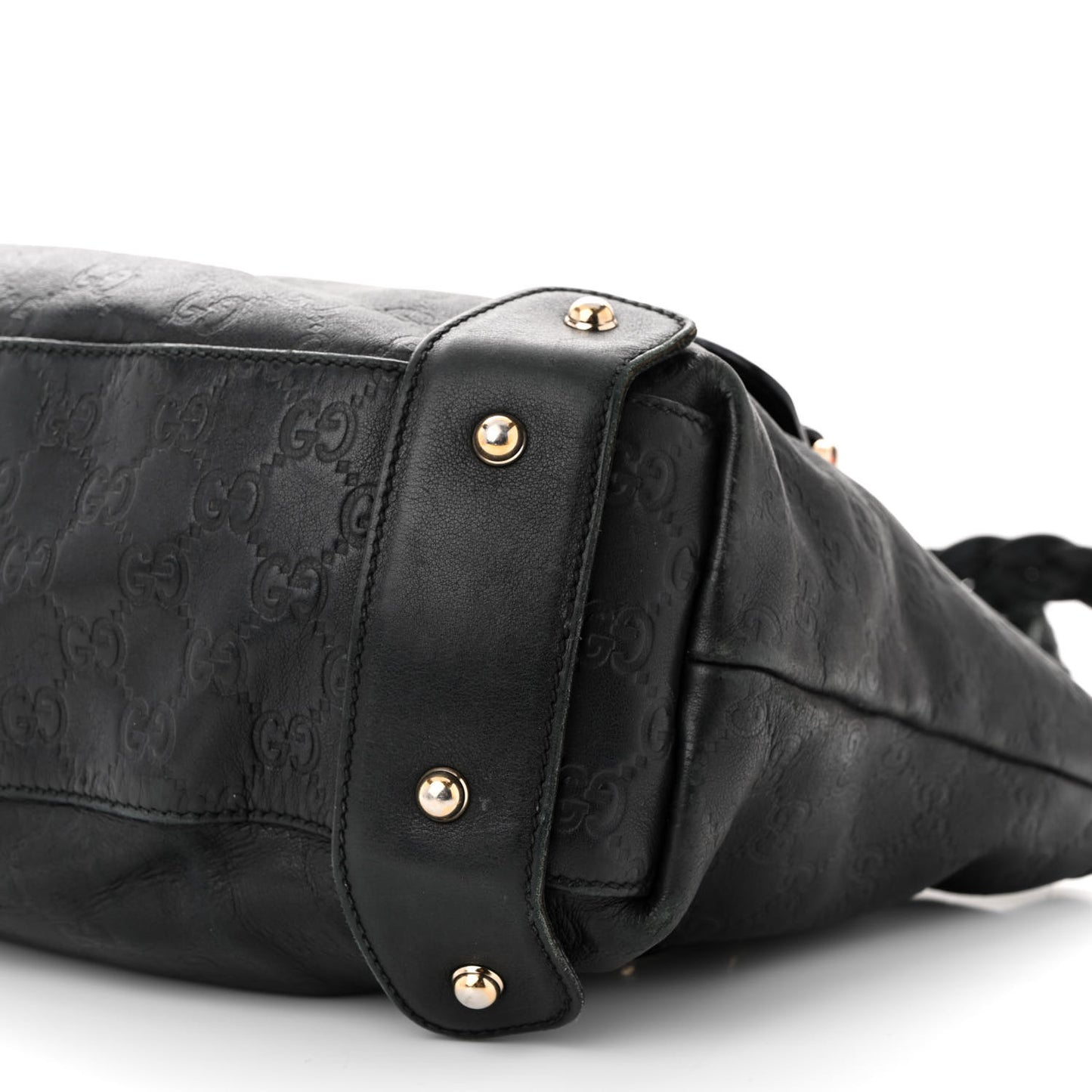 Guccissima Small Pelham Shoulder Bag Black