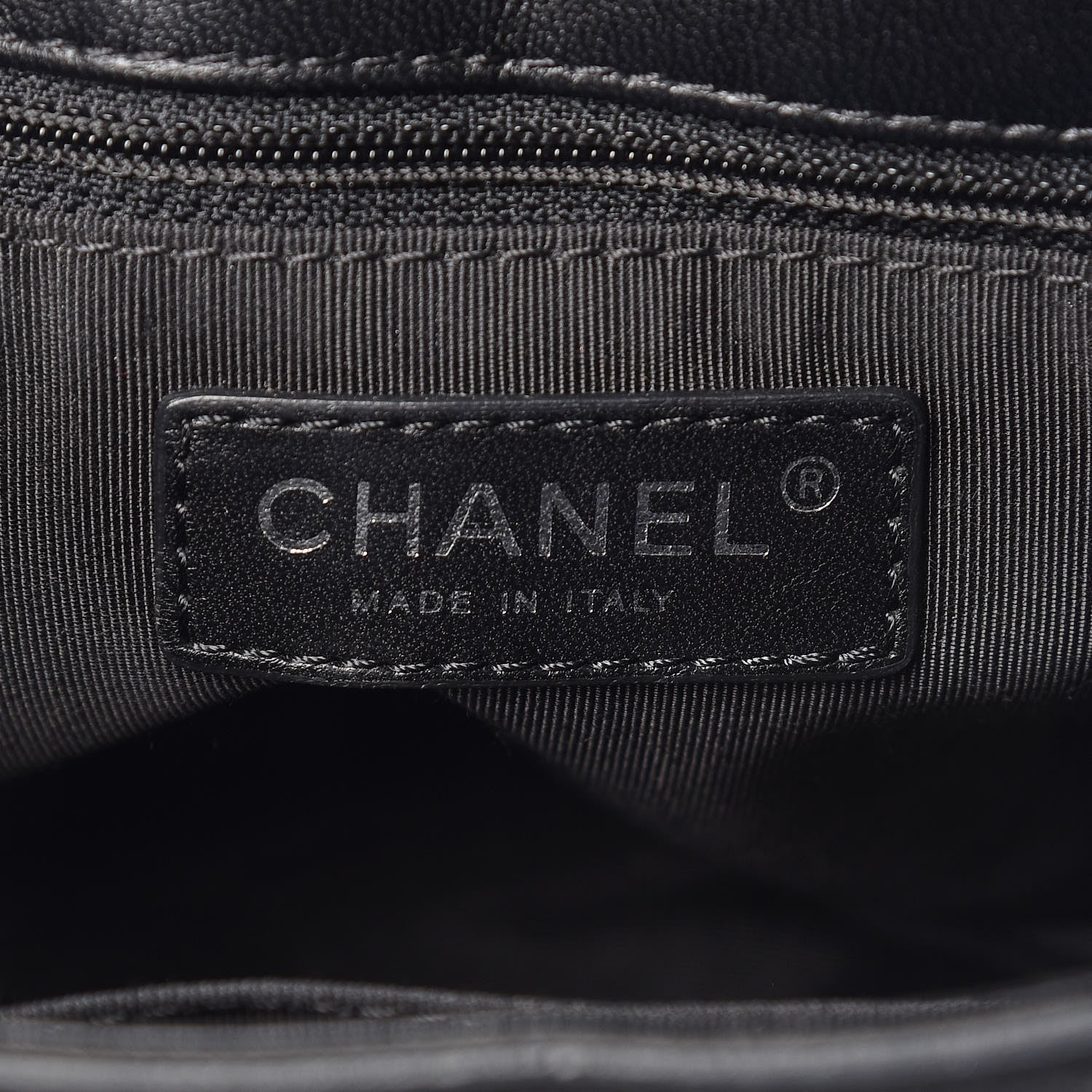 Chanel Lambskin Quilted Messenger Flap Black 9 of 11