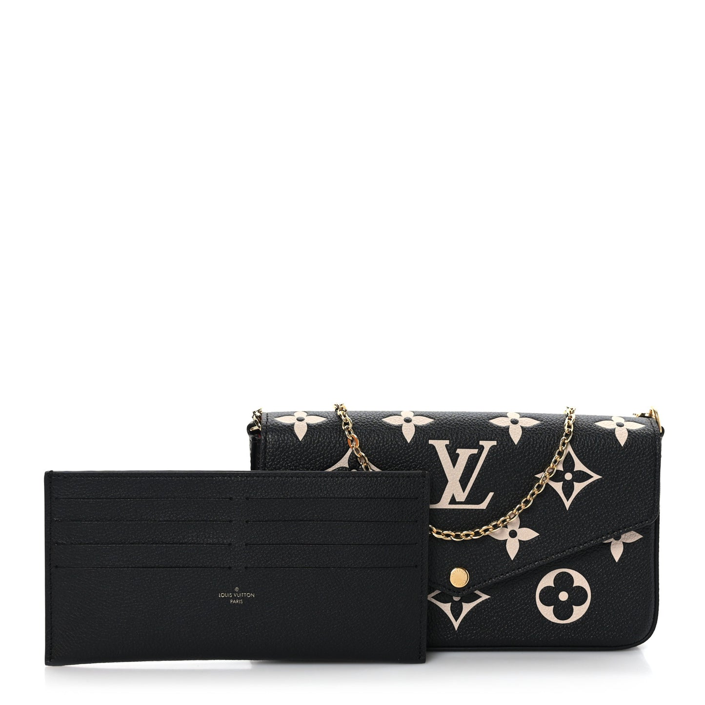 Empreinte Monogram Giant Felicie Pochette Black Beige