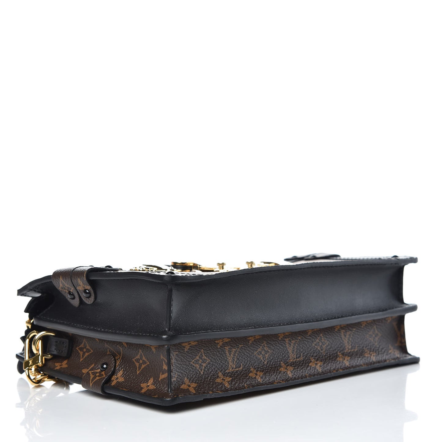 Reverse Monogram Trunk Clutch