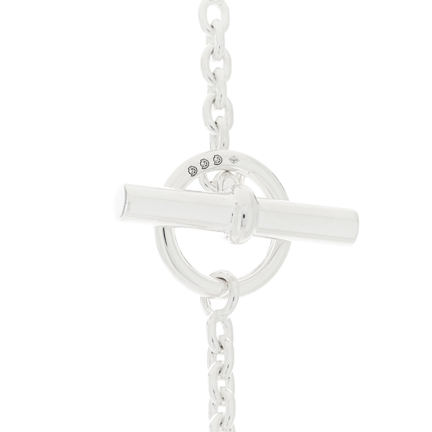 Hermes Sterling Silver Farandole Necklace 120 5 of 6