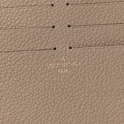 Louis Vuitton Calfskin Felicie Chain Wallet Card Holder Insert Tourterelle 6 of 6
